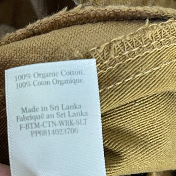 Everlane Gold Wide Leg Pants with Elastic Waistband - Picture 9 of 9